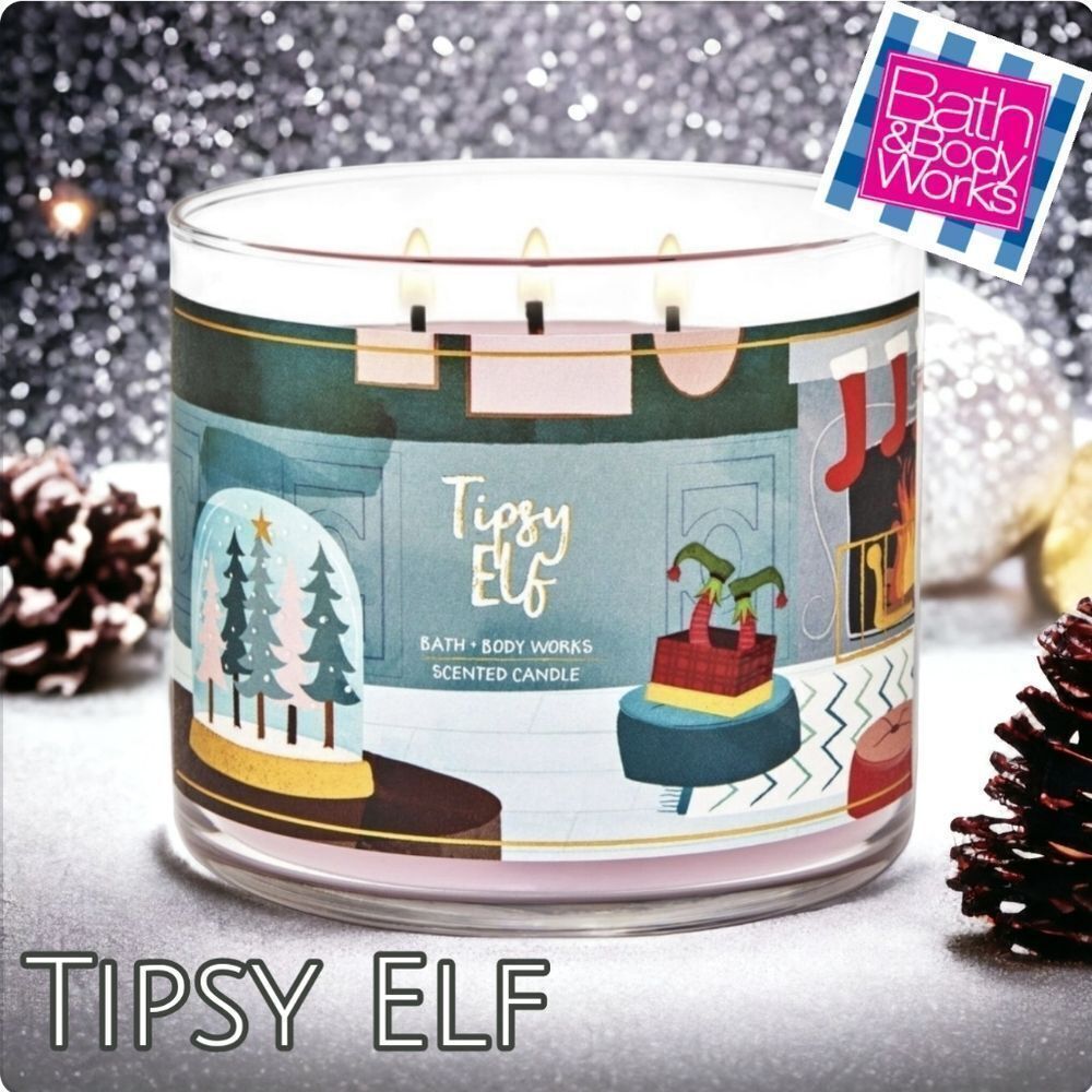 Tipsy Elf Candle - Bath and Body Works